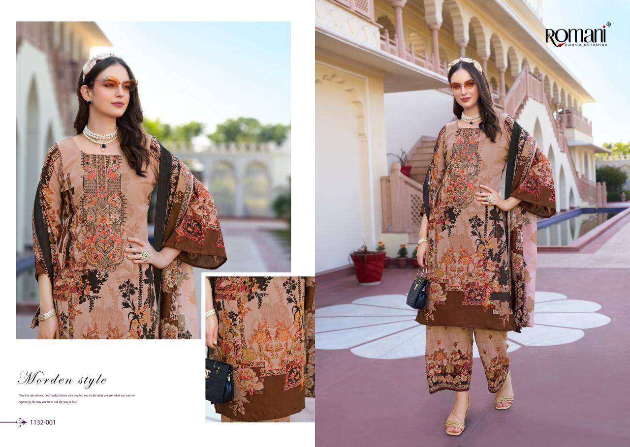 Romani mahira vol-7 Wholesale unstitched dress materials